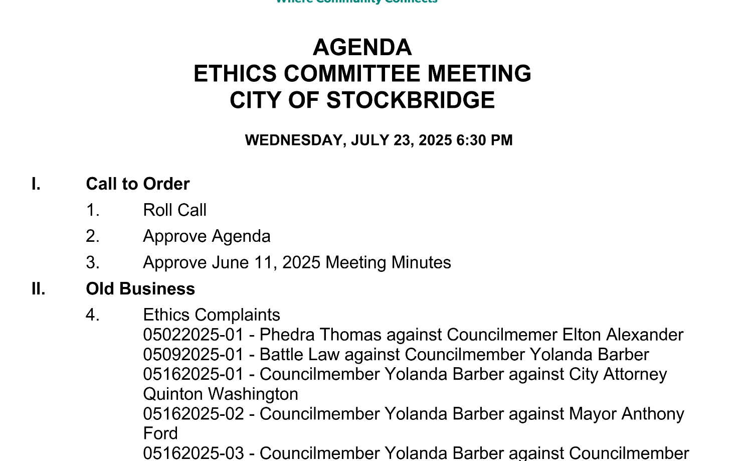 The obvious conflict of interest on the Stockbridge Ethics Board